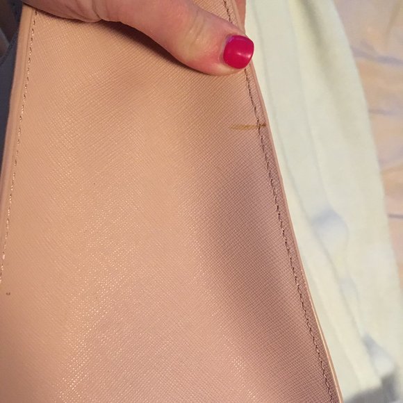 kate spade pink swamped magnolia sam satchel purse crossbody bag nwot - Picture 15 of 16